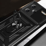 Husa pentru Xiaomi Redmi Note 13 Pro+ 5G, Techsuit CamShield Series, albastru