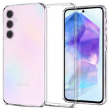 Husa pentru Samsung Galaxy A55 5G, Spigen Liquid Crystal (ACS07537), transparenta