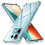 Husa pentru Xiaomi Redmi Note 13 Pro 4G, Techsuit Shockproof Clear Silicone, transparenta
