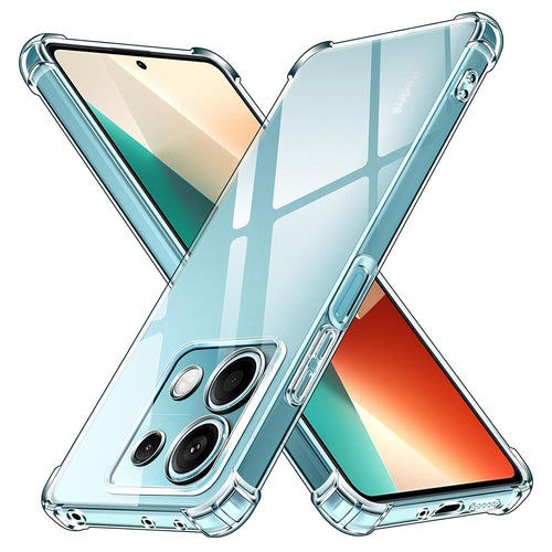Husa pentru Xiaomi Redmi Note 13 Pro 4G, Techsuit Shockproof Clear Silicone, transparenta
