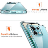 Husa pentru Xiaomi Redmi Note 13 Pro 4G, Techsuit Shockproof Clear Silicone, transparenta