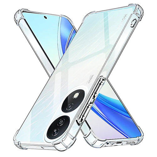 Husa pentru Honor X7b, Techsuit Shockproof Clear Silicone, transparenta