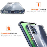 Husa pentru Motorola Moto G31, Techsuit Shockproof Clear Silicone, transparenta