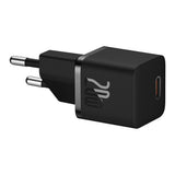 Incarcator retea Baseus (P10110900113-00), Type-C Cable Included, GaN, Type-C, 20W, 1m, negru