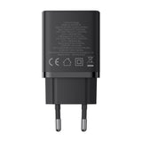 Incarcator retea Baseus (P10111404113-00), USB, Type-C, Incarcare rapida 30W, negru