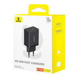 Incarcator retea Baseus (P10111404113-00), USB, Type-C, Incarcare rapida 30W, negru