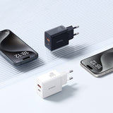 Incarcator retea Baseus (P10111404113-00), USB, Type-C, Incarcare rapida 30W, negru