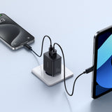Incarcator retea Baseus (P10111404113-00), USB, Type-C, Incarcare rapida 30W, negru