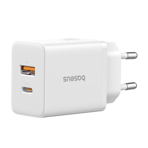 Incarcator retea Baseus (P10111404213-00), USB, Type-C, Incarcare rapida 30W, alb