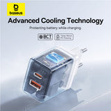 Incarcator retea Baseus (P10111404213-00), USB, Type-C, Incarcare rapida 30W, alb