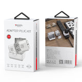 Yesido Adaptor pentru Calatorie Plug (MC25), Universal, AC pentru CN/US/EU/UK, 750W, Alb