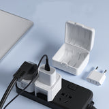 Yesido Adaptor pentru Calatorie Plug (MC25), Universal, AC pentru CN/US/EU/UK, 750W, Alb