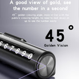 Yesido Parking Number (C202), pentru Dashboard, Small Size, Number Hiding, Weather-Resistant, Removable Adhesive, Negru