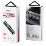 Yesido Parking Number (C202), pentru Dashboard, Small Size, Number Hiding, Weather-Resistant, Removable Adhesive, Negru