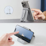 Portofel ESR Suport de birou HaloLock Findmy Wallet, gri