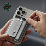 Portofel ESR Suport de birou HaloLock Findmy Wallet, gri
