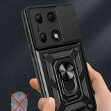 Husa pentru Xiaomi Redmi Note 13 Pro 4G, Techsuit CamShield Series, albastru