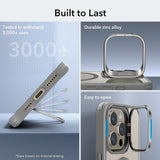 Husa pentru iPhone 15 Pro, ESR Classic Hybrid HaloLock Kickstand, gri