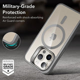 Husa pentru iPhone 15 Pro, ESR Classic Hybrid HaloLock Kickstand, gri