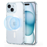 Husa pentru iPhone 15 Plus, ESR Classic Hybrid HaloLock, bleu