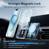 Husa pentru iPhone 15 Plus, ESR Classic Hybrid HaloLock, bleu