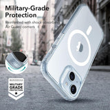 Husa pentru iPhone 15 Plus, ESR Classic Hybrid HaloLock, bleu