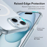 Husa pentru iPhone 15 Plus, ESR Classic Hybrid HaloLock, bleu