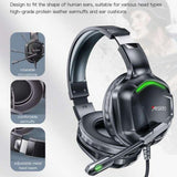 Casti gaming Yesido Wired Headphones (EK01), pentru Gaming, Jack 3.5mm, cu Microphone, RGB LED Lights, negru
