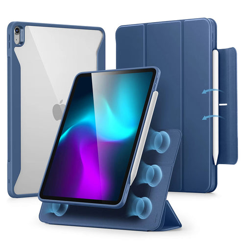 Husa tableta pentru iPad Air 13 (2024), ESR Rebound Hybrid, albastru