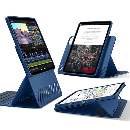 Husa tableta pentru iPad Pro 11 (2024), ESR Shift Magnetic, albastru