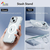 Husa pentru iPhone 15, ESR Classic Hybrid HaloLock Kickstand, bleu