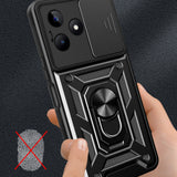 Husa pentru Realme C51, Techsuit CamShield Series, albastru