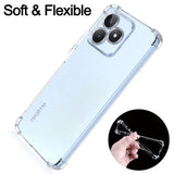 Husa pentru Realme C51, Techsuit Shockproof Clear Silicone, transparenta