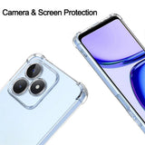 Husa pentru Realme C51, Techsuit Shockproof Clear Silicone, transparenta