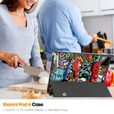Husa tableta pentru Xiaomi Pad 6S Pro 12.4, Techsuit FoldPro, Unicorn