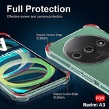 Husa pentru Xiaomi Redmi A3, Techsuit Shockproof Clear Silicone, transparenta