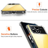 Husa pentru Xiaomi POCO X6 Pro, Techsuit Shockproof Clear Silicone, transparenta