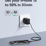 Incarcator retea Baseus (P10111403113-00), USB, Type-C, Incarcare rapida 20W, negru