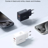 Incarcator retea Baseus (P10111403113-00), USB, Type-C, Incarcare rapida 20W, negru