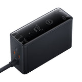 Incarcator wireless Baseus (P10163901113-00), GaN, 3x USB-C, USB, DC, 240W, 1m, negru