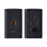 Incarcator wireless Baseus (P10163901113-00), GaN, 3x USB-C, USB, DC, 240W, 1m, negru