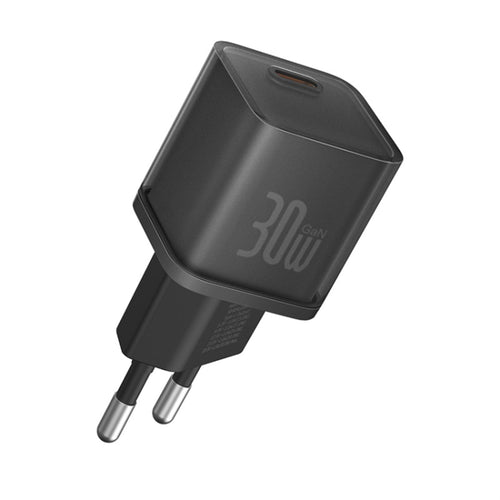 Incarcator retea Baseus Gallium Nitride (P10162504113-00), GaN5S, Type-C, Incarcare rapida, 30W, negru