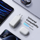 Incarcator retea Baseus GaN6 Pro (P10162705212-00), Type-C Cable Included, 2x USB, 2x Type-C, 100W, 100W, 20V, 5A, 1m, alb