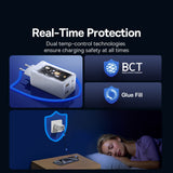 Incarcator retea Baseus GaN6 Pro (P10162705212-00), Type-C Cable Included, 2x USB, 2x Type-C, 100W, 100W, 20V, 5A, 1m, alb