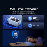 Incarcator retea Baseus GaN6 Pro (P10162705312-00), Type-C Cable Included, 2x USB, 2x Type-C, 100W, 100W, 20V, 5A, 1m, albastru