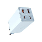 Incarcator retea Baseus GaN6 Pro (P10162705312-00), Type-C Cable Included, 2x USB, 2x Type-C, 100W, 100W, 20V, 5A, 1m, albastru