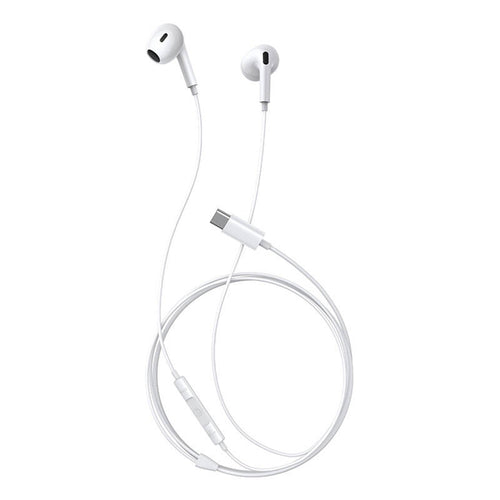 Baseus Casti cu Fir Encok CZ17 (A00170000213-Z1), Type-C, Half-In-Ear, 1.1m, 20Hz-20kHz, Moon Alb