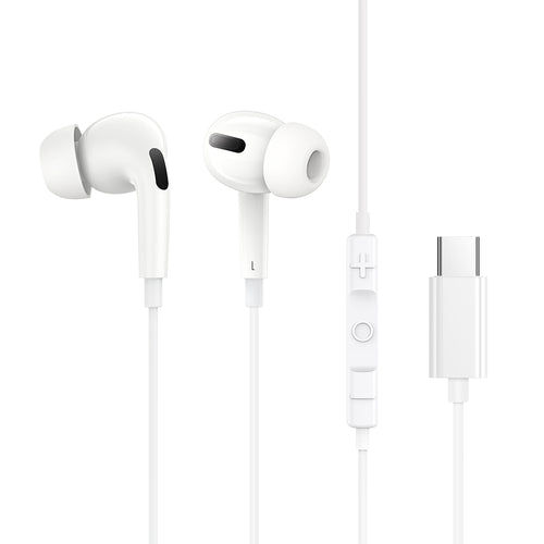 Baseus Casti cu Fir Encok C18 (NGCR030102), Type-C, In-Ear, Alb