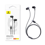 Casti cu Fir Baseus Encok CZ11 (A00164300113-Z1), Type-C, In-Ear, Cluster Negru