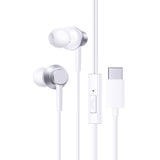 Casti cu Fir Baseus Encok CZ11 (A00164300213-Z1), Type-C, In-Ear, Moon Alb
